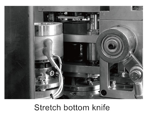 Stretch bottom knife