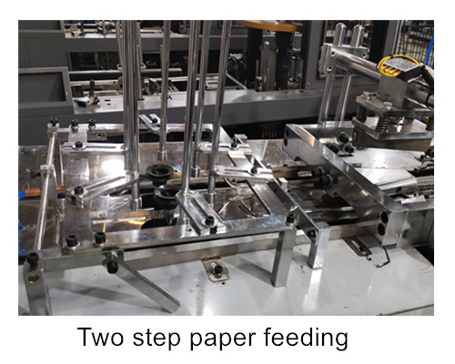 Two step paper feeding